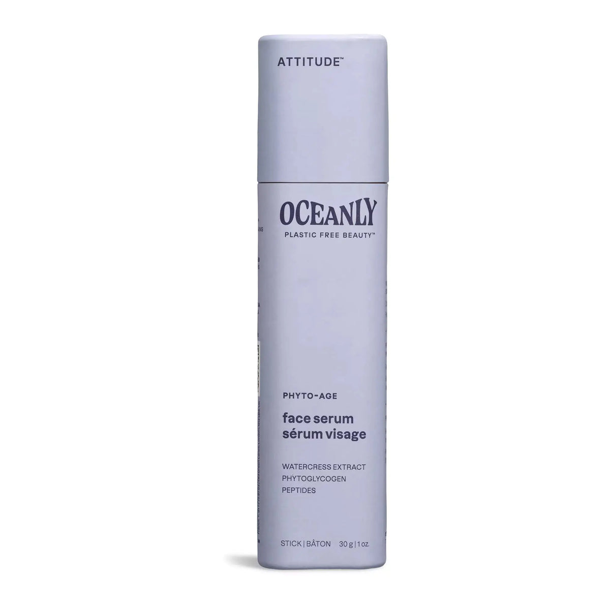ATTITUDE Oceanly Face Serum Stick EWG Verified Plastic-free Plant and Mineral-Based Ingredients Vegan and Cruelty-free Beauty Products PHYTO AGE Unscented 1 Ounce